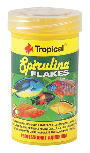 Alimento Tropical Spirulina Flakes 50g - Espirulina Escamas