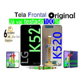 Tela Frontal Original LG K52/ K520 )+ Capa+ Cola+película 3d