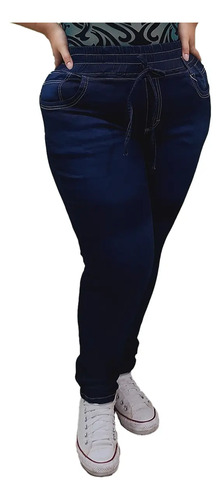 Pantalon Jeans Talla Extra Resorte Cintura Jogger 38 A 48 | Envío gratis