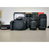 Canon Eos Rebel T6 Kit Com 2 Lentes + Speedlite + Tripé