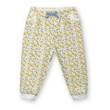 Pantalón Buzo De Niña Esencial Full Print Amarillo (06m A 4a