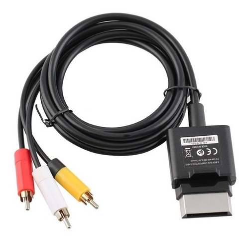 Xbox 360 - Cable Audio Y Video Rca Fat Y Slim S - Original R