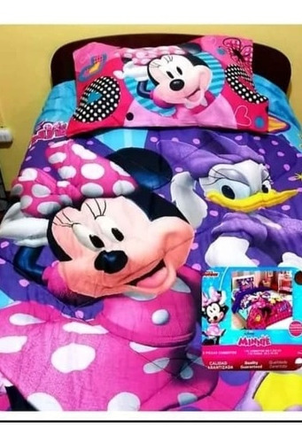 Cobertor Cubrecama Chiporro Infantil 1.5 Plaza Varios Disney