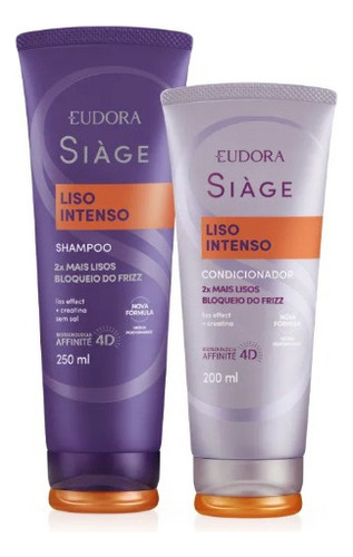  Eudora Siàge Liso Intenso Kit Shampoo + Condicionador