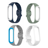 4 Mallas Para Samsung Galaxy Fit 2 Smart Watch Reloj Pulsera