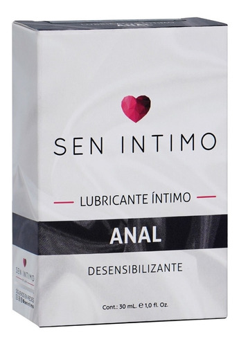 Sen Intimo Lubricante Anal De 30ml | A Base Agua Con Invima 