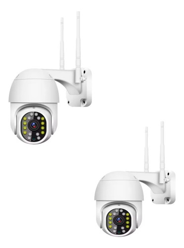 Pack X 2 Camara Domo Ip Wifi Hd Motorizada Vision Nocturna