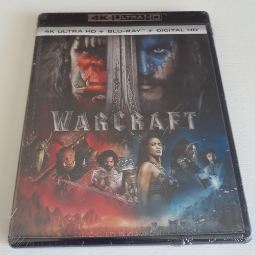 Warcraft 4k Ultra Hd + Blu-ray Nuevo Original