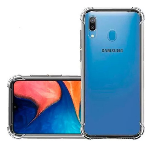 Funda Tpu Antigolpes Transparente Para Samsung  + Vidrio