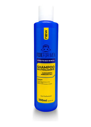 Shampoo Neutralizante Profissional 300ml - Fox For Men