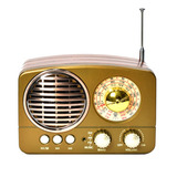 Radio Am/fm Bluetooth Usb Sd Retro Vintage Diseño