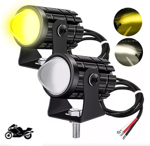 Faros Auxiliares Led Para Motocicleta, 1 Par