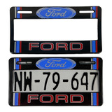 Par De Marcos Portaplacas Plastico Ford Raptor Fiesta Edge