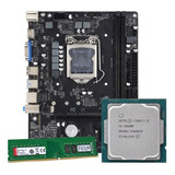 Kit Intel  I3 10100f + 16gb Ddr4 + Cooler + Video 1gb