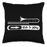 Trombonist Gifts Trombone Music Slide To Play Funny Jazz Mus