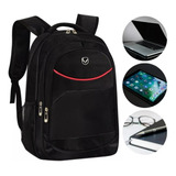 Mochila Masculina Notebook Bolsa Reforçada Costura Resistent