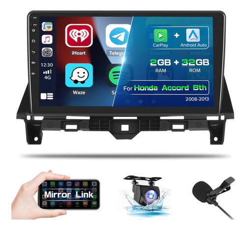 Estereo Honda Accord 2008-2013 Android Carplay Gps 2+32g