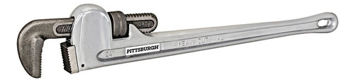 Llave Stilson De Aluminio, 24 Pulgadas Pittsburgh Color Gris