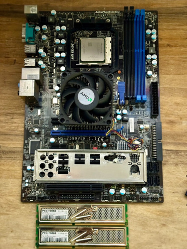 Combo Motherboard Msi 770-c45+ Athlon Ii X3 425+ 4 Gb Ram
