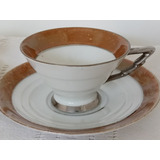 Antigua Taza De Café Mid Century Porcelana Alemana