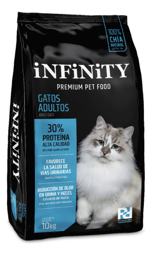 Alimento Infinity Premium Pet Food Para Gato Adulto Sabor Mix En Bolsa De 10 kg