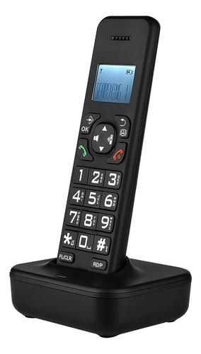 D1102b Teléfono Digital Para El Hogar Y La Oficina Negro