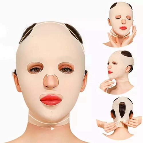 Faja Facial Adelgazante Completa Moldeadora En V Para Mujer