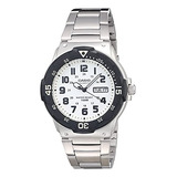 Reloj Casio Diver Mrw200 De Acero Inoxidable, 100 M, Resiste