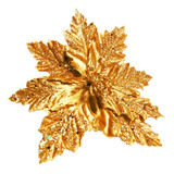 Flor 25cm Oro Arbol De Navidad Adornos Decoracion X4u