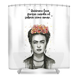 Cortina De Baño Frida Kahlo Art 180 X 180