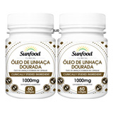 Oleo De Linhaça Dourada 60 Caps 1000mg Sunfood