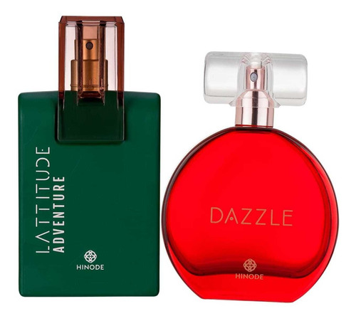 Kit Perfume Latitude Adventure. Dazzle Vermelho. 