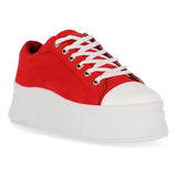 Sneaker Urbano 60595pr Liso Ojal Metal Alto Fiesta Casita