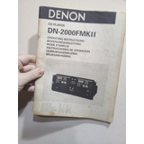 Manual Del Usuario Denon 1200 Mk!!