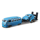 Carro Coleccionable Volkswagen Van Samba/beetle Escala 1/24