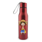 Termo One Piece Botilito Botella Aluminio Rojo 650 Ml 