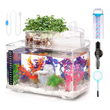 Betta   Kit De Tanque De Peces De 3 Galones, Autolimpieza Co