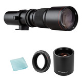 Lente Canon Lens 2x Teleconvertidor Para Lente 500 Mm 80d T7
