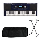 Kit Teclado Roland Arranjador E-x30 +capa Estofada E Suporte