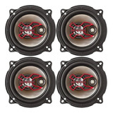 Kit 04 Alto Falantes Triaxial 5 Polegadas 200w Rms Bravox