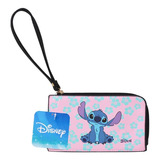 Carteira De Mão Necessaire C/ Alça Stitch Original Disney