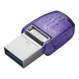 Pendrive Kingston Datatraveler Microduo 3c 128gb 3.2 Gen 1 