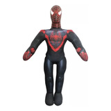 Muñeco Spiderman Miles Morales Hombre Araña Peluche Soft 