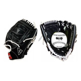 Set Softball 2 Guantes Sintetico Ge1206/l Y Pelota De 12 