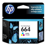 Cartucho Hp 664 Original Tricolor Para 2135 3635 4535 