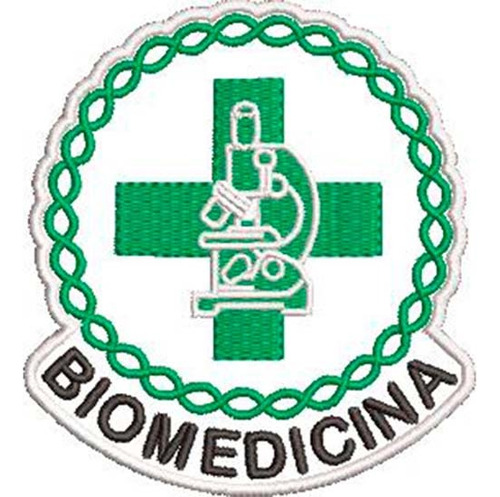 Patch Bordado Biomedicina 9x8,5 Cm Cód.5927