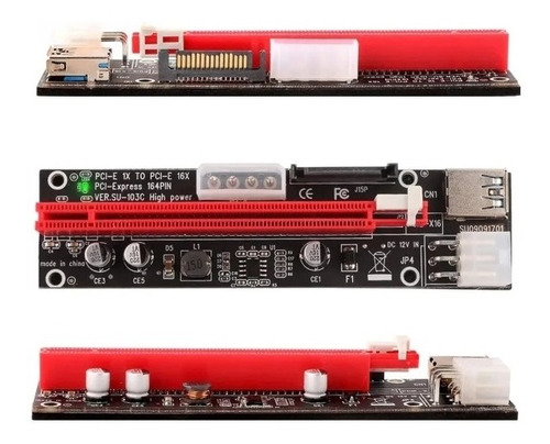 Cabo Riser Pci Express 1x A 16x