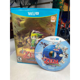 Zelda Windwaker Hd Wii U Videojuego Caratula Dorada