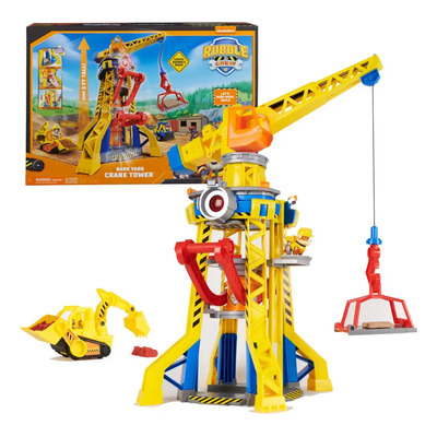 Torre Bark Yard Con Grua Y Figura Set Rubble & Crew Multicol | Meses sin interés