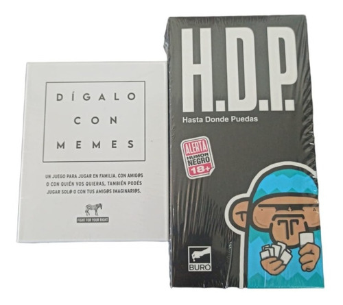 Combo Juego De Mesa Hdp + Digalo Con Memes Magic4ver